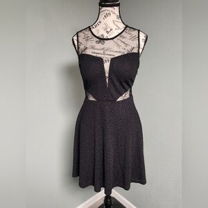 Elegant Black Lace Dress